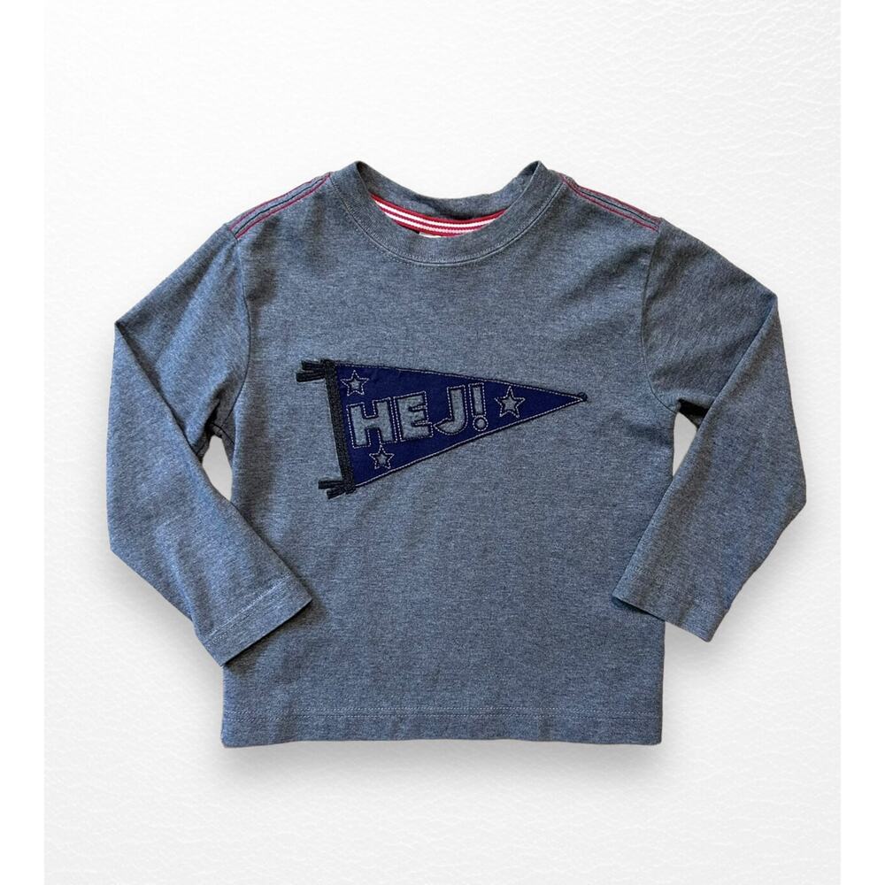 Hanna Andersson Pennant Shirt, Size 4